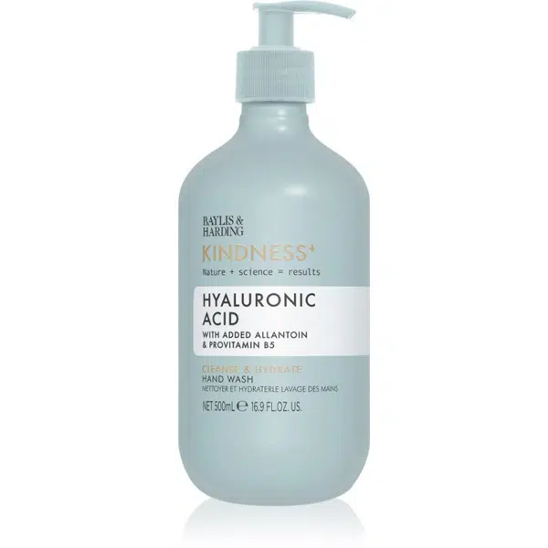 Baylis & Harding Kindness+ Hyaluronic Acid tekuté mýdlo na ruce s hydratačním účinkem vůně Pear & Neroli 500 ml