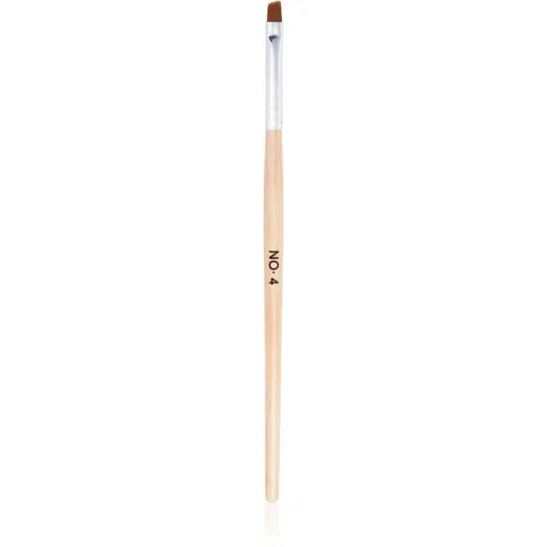 NEONAIL Wooden Brush štětec k nanášení gelových produktů typ No. 4 Angled 1 ks