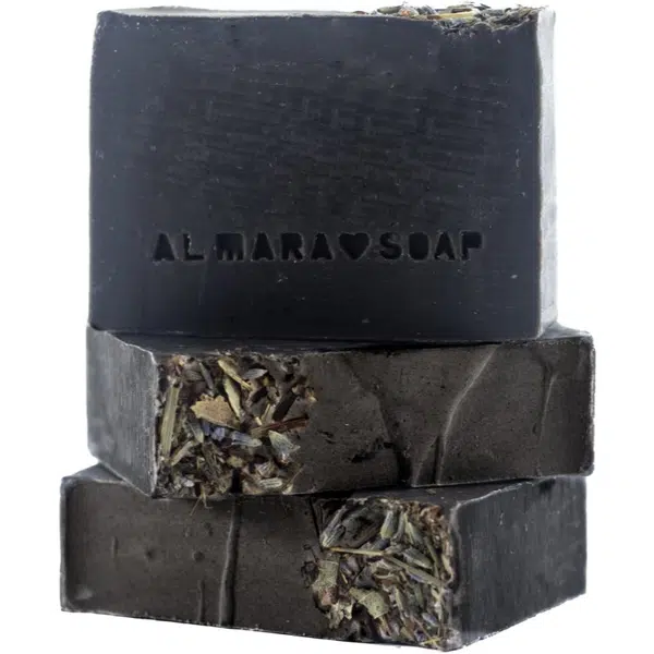 Almara Soap Hair Care Shiny Hair tuhý šampon pro mastné vlasy 90 g