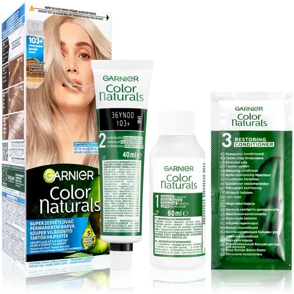 Garnier Color Naturals Creme barva na vlasy odstín 103+ ledově popelavá 1 ks