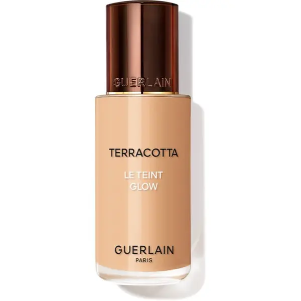 GUERLAIN Terracotta Le Teint Glow tekutý rozjasňující make-up pro přirozený vzhled odstín 3,5W Warm 35 ml