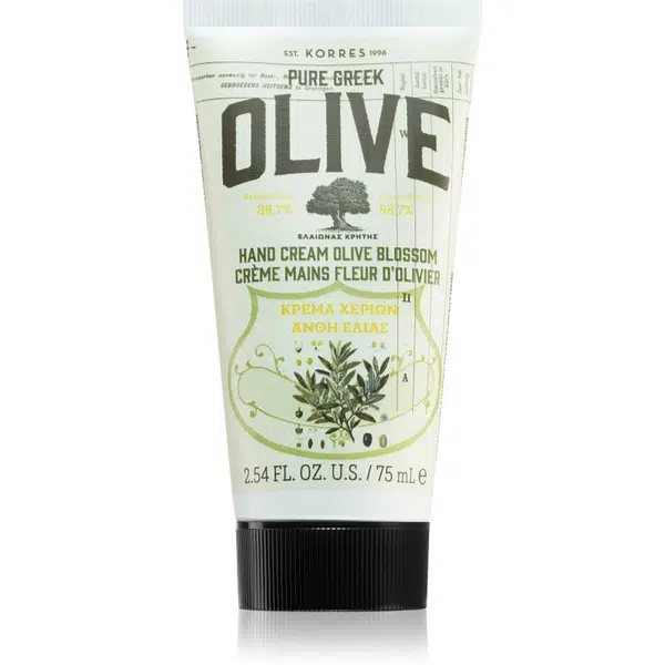Korres Pure Greek Olive & Olive Blossom pečující krém na ruce 75 ml