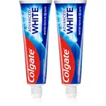 Colgate Advanced White bělicí pasta proti skvrnám na zubní sklovině 2x75 ml