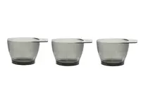 Sada misiek na namiešanie farieb na vlasy Sibel, dymová - 3 ks (008901001) + darček zadarmo