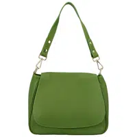 Dámska kožená crossbody svetlozelená - Delami Yvette