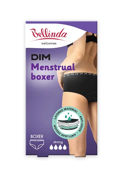 Bellinda 
MENSTRUAL BOXER STRONG - Nočné i denné menštruačné nohavičky - čierna