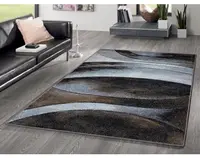 Koberec Kolibri 80x150 cm, strieborná abstrakcia%