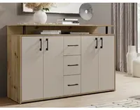 Komoda Drift, dub artisan/kašmírová béžová%