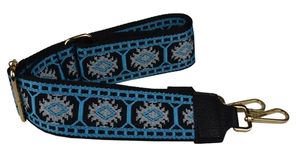 NovaKabelka.sk Látkový prídavný popruh modrý film