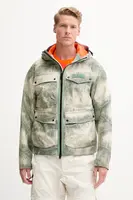 Bunda Napapijri A-Rivalto Ao zelená barva, přechodná, NP0A4IMRFCP1