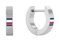 Tommy Hilfiger Fashion kruhové náušnice s tricolorou 2790380