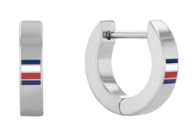 Tommy Hilfiger Fashion kruhové náušnice s tricolorou 2790380