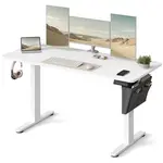 Boxxx PC STŮL, bílá, 140/60/72-120 cm