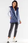 Awama Woman's Vest A539 Navy Blue