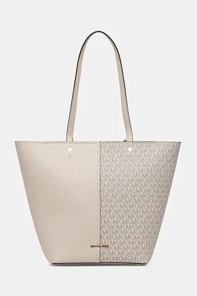 Kabelka MICHAEL Michael Kors FLORA béžová barva, 30T5GFFT3B