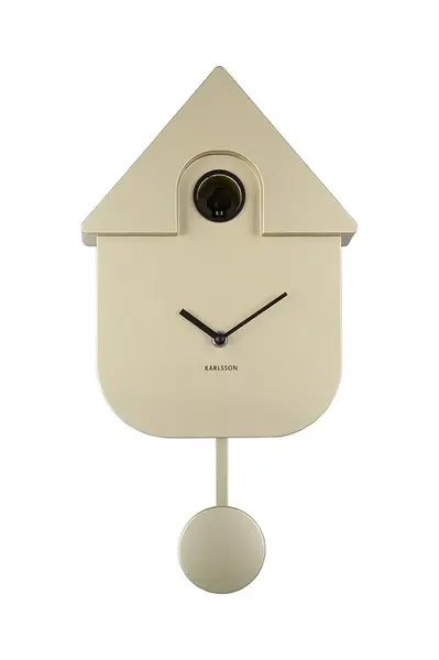 Kukačkové hodiny Karlsson Modern Cuckoo Metallic více barev