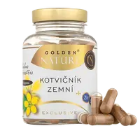 GOLDEN NATURE Exclusive Kotvičník zemní 90%+ Zinek + Selen 100 kapslí