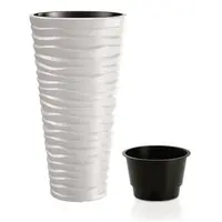 Květináč SAND SLIM bílý 39cm
