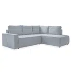 MID.YOU ROHOVÁ SEDAČKA, textil, světle šedá