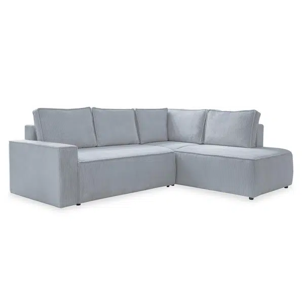 MID.YOU ROHOVÁ SEDAČKA, textil, světle šedá