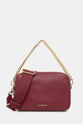 Kožená kabelka MICHAEL Michael Kors černá barva, 32S5GYTC5L