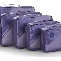 Heys Metallic Packing Cube 5pc Navy