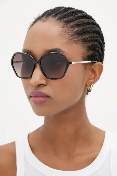 Sluneční brýle Guess dámské, vínová barva, GU00134_5552F