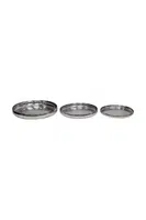 Sada misek home & lifestyle 38 x 38 x 5 cm 3-pack šedá barva