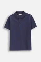 Dětské polo tričko Coccodrillo tmavomodrá barva, EVERYDAY BOY