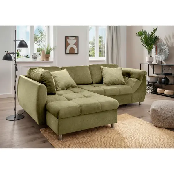 Livetastic ROHOVÁ SEDAČKA, textil, zelená