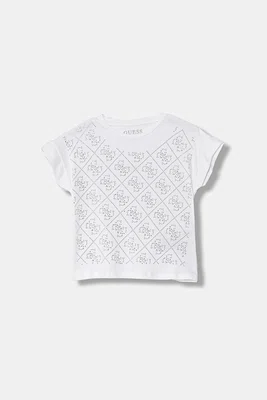 Dětské tričko Guess bílá barva, J5YI37 K6YW4