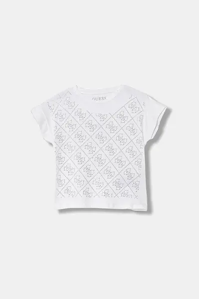 Dětské tričko Guess bílá barva, J5YI37 K6YW4