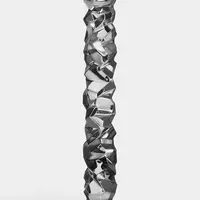 Dekorativní svícen Orrefors Carat 24,2 cm 2-pack šedá barva