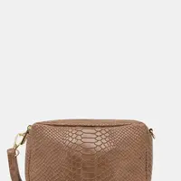 Kožená kabelka Answear.LAB hnědá barva