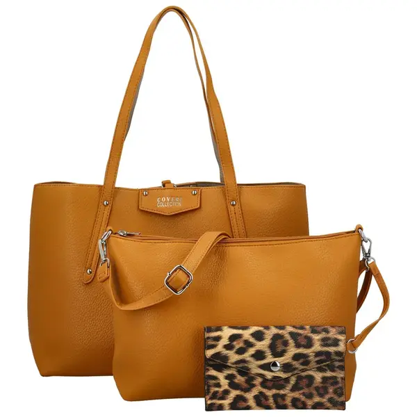 Dámský set kabelek žlutý - Coveri Gergana