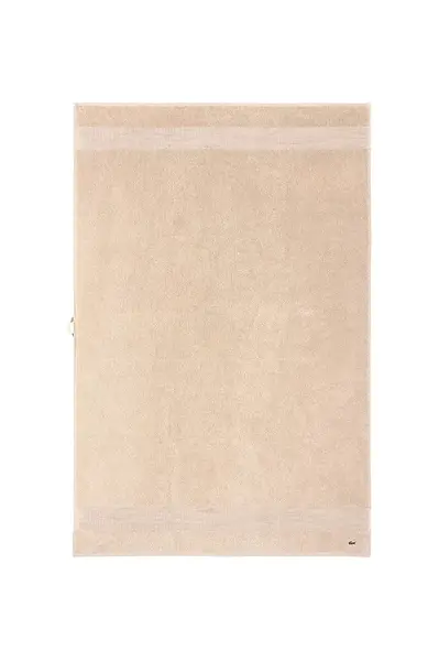 Stredný bavlnený uterák Lacoste L LECROCO Cappuccino 100 x 150 cm