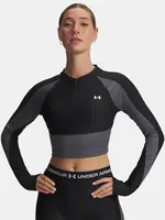 Under Armour UA HG Rib 1/4 Zip-BLK Women's T-Shirt - Women's
