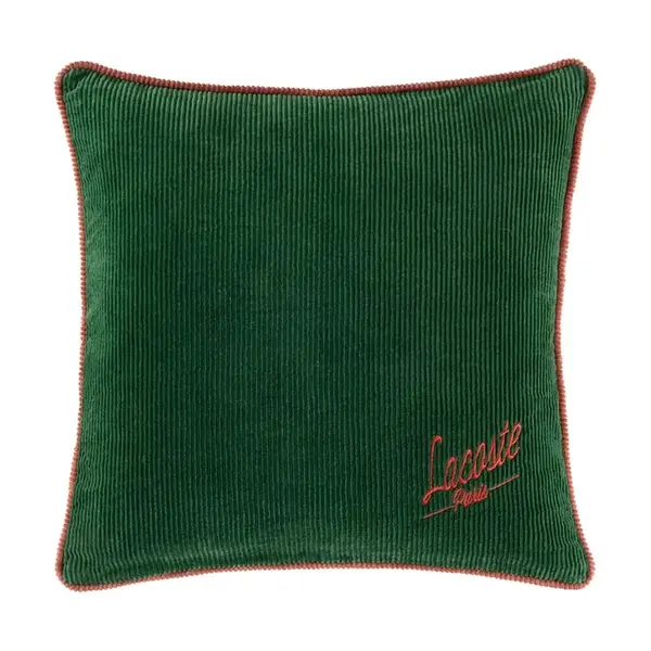 Bavlněný povlak na polštář Lacoste L VELVET Vert 45 x 45 cm zelená barva