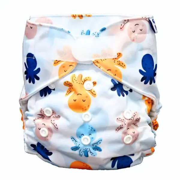 GaGa's pleny Látková plena AIO Chobotničky na suchý zip