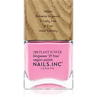 Nails Inc. Plant Power dlhotrvajúci lak na nechty odtieň Detox On Repeat 14 ml