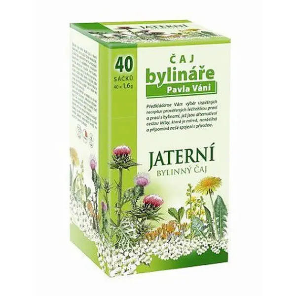 čaj Bylináře Jaterní 40x1.6g