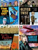 Project X Origins Graphic Texts: Dark Red+ Book Band, Oxford Level 20: Mixed Pack of 4 - Rob Alcraft, Nick Hunter, J.A. Henderson, James Clements