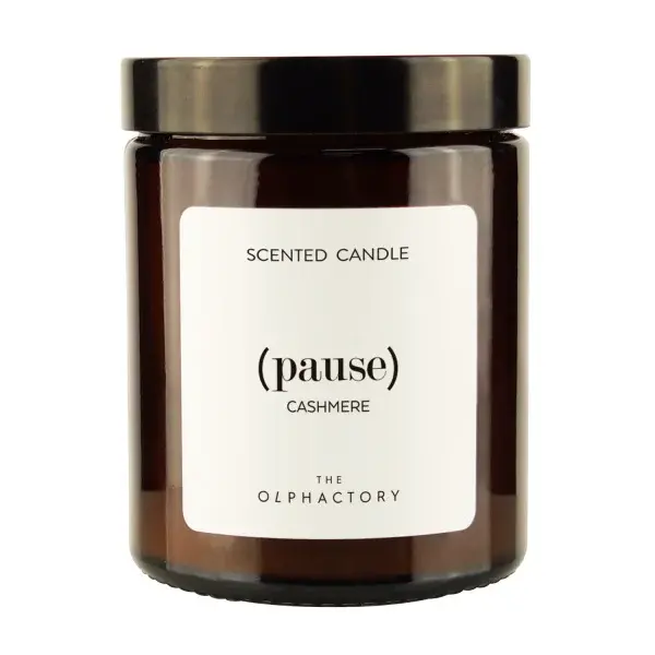 The Olphactory Scented Candle Glass Pause Cashmere to 135g vonná svíčka 135 g
