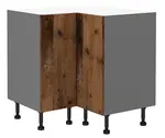 Spodní rohová skříňka Old Style 90x90 DN 1F BB Barva korpusu: Antracit, Barva dvířek: Old style