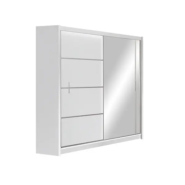 Šatní skříň Vista Barva korpusu: Bílá, Rozměry: 180 cm