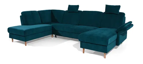 Sedací souprava Sori U Provedení: Levá U, Nožičky: Nožičky dřevěné - wenge, látka: Monolith 37