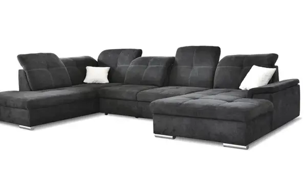 Rozkládací sedací souprava Power U látka: Asti_03, Varianty: Levá varianta