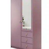 Šatní skříň Siena D2 Barva korpusu: Švestka (pastel), Rozměry: 100 cm