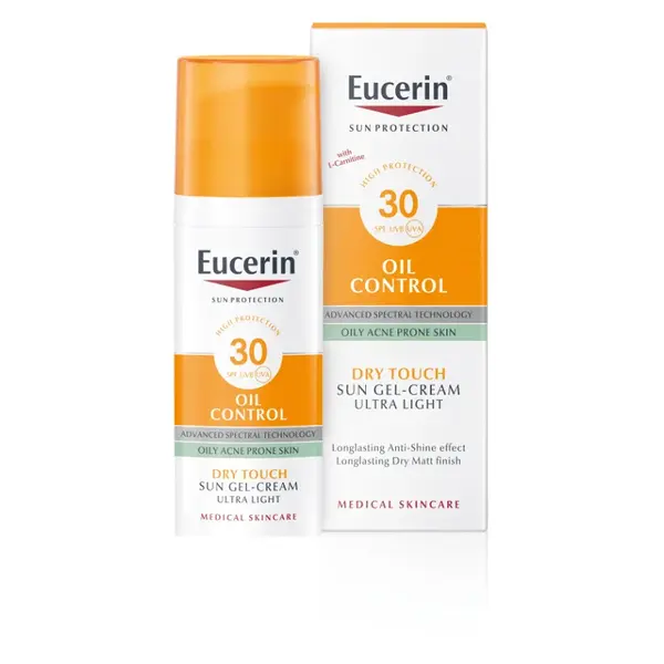 EUCERIN Sun Oil Control Opaľovací krémový gél na tvár SPF 30 50 ml