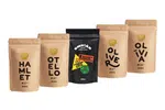 Káva Zlaté Zrnko - Spoznaj 5 káv na veľmi horké espresso 1000g (Hamlet, Otello, Smrťák, Oliver, Olívia)